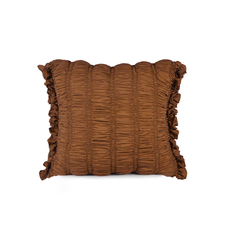 Lakshmi Silk Cushion - Brown